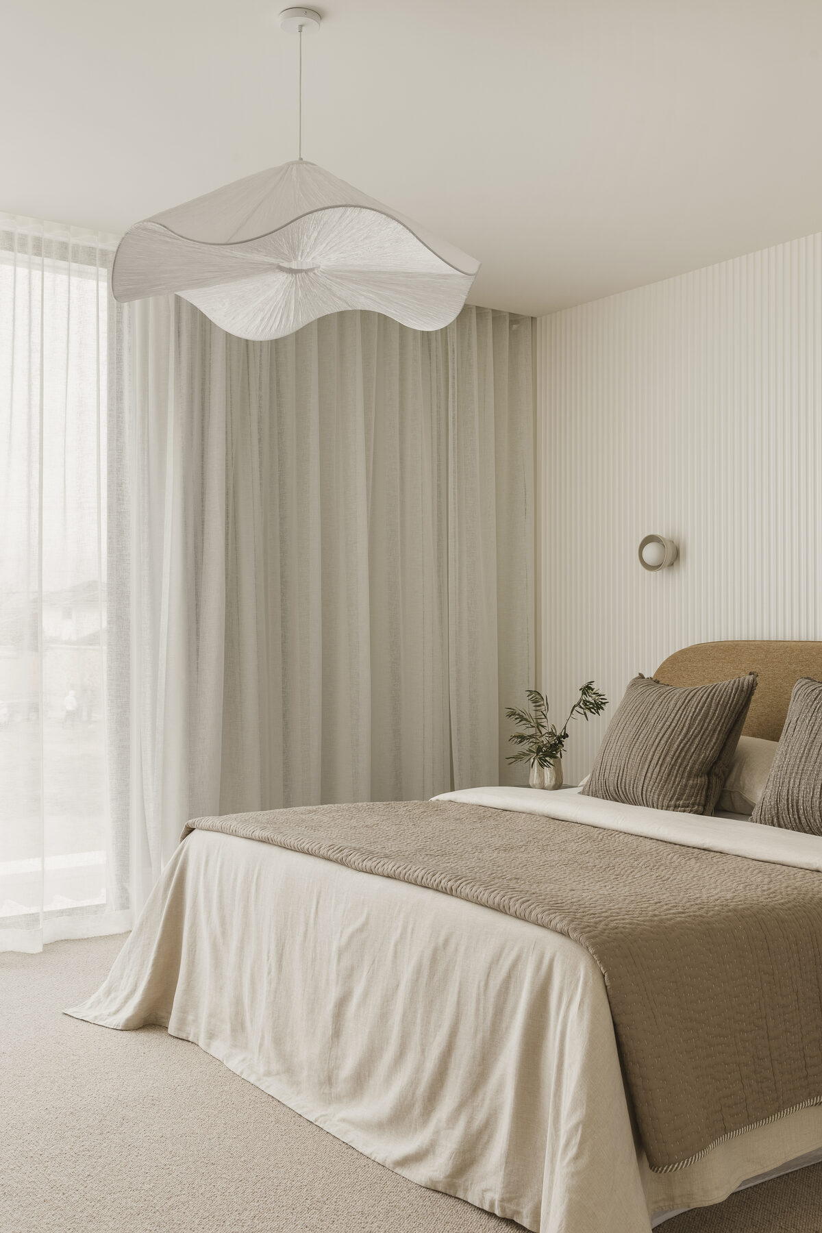 Premium double curtains in a modern Melbourne home