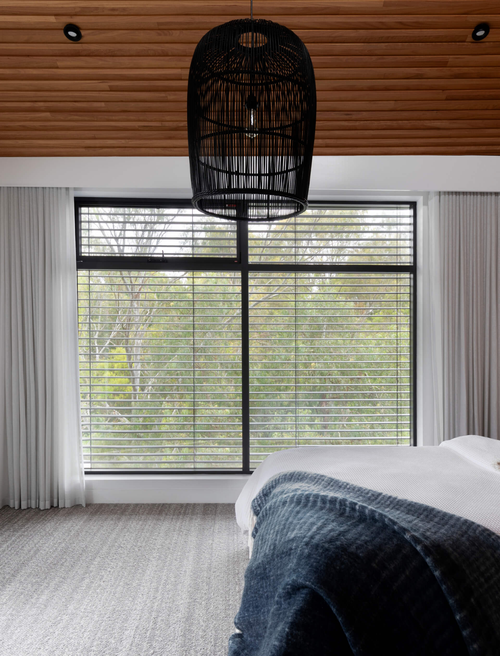 Venetian blinds in a modern Melbourne home