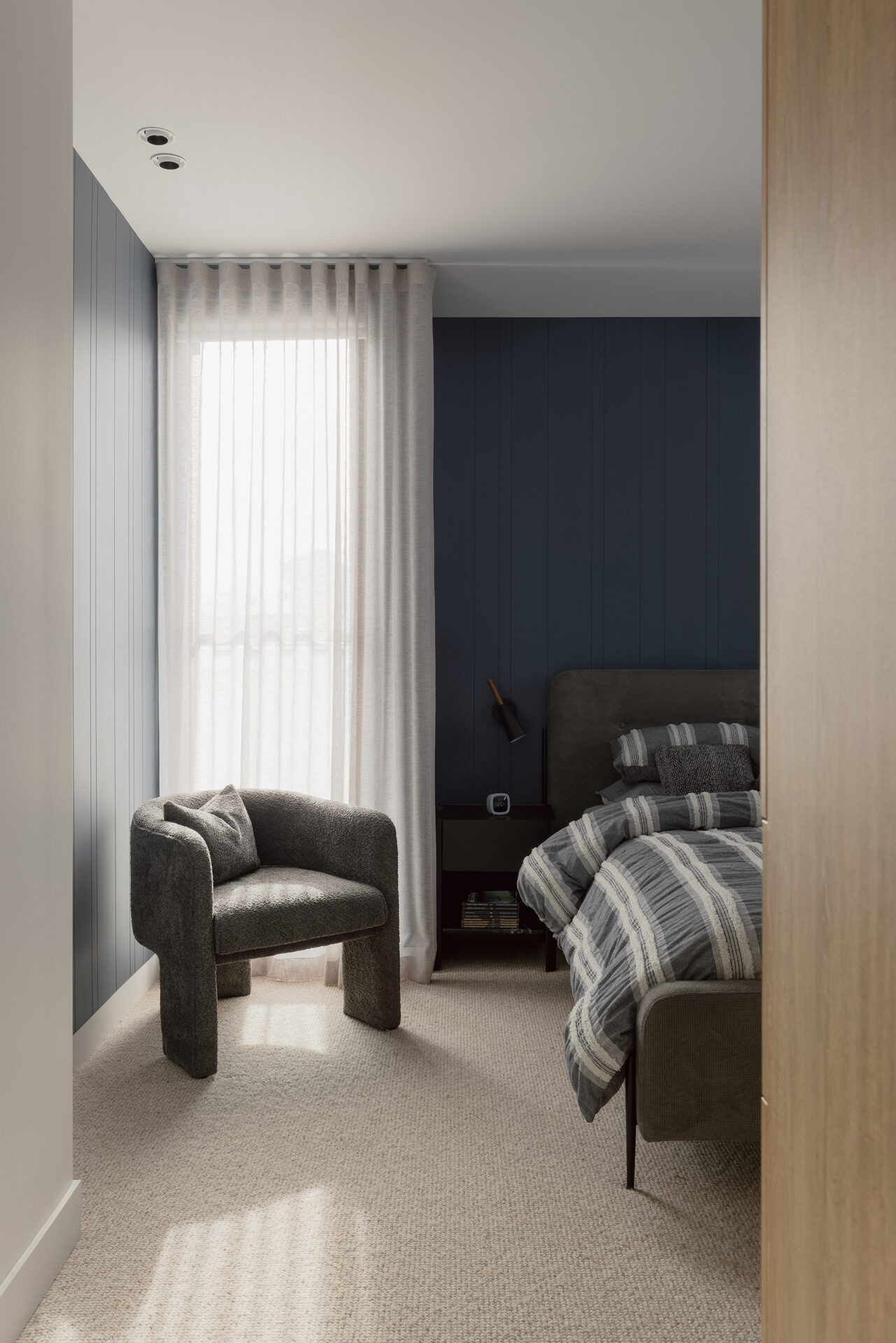 Designer bedroom window treatment β Berwick