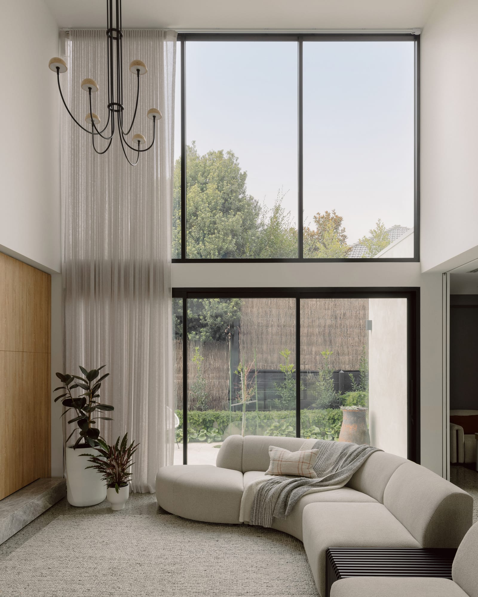 Berwick home with blockout curtains creating an insulating barrier against winter cold