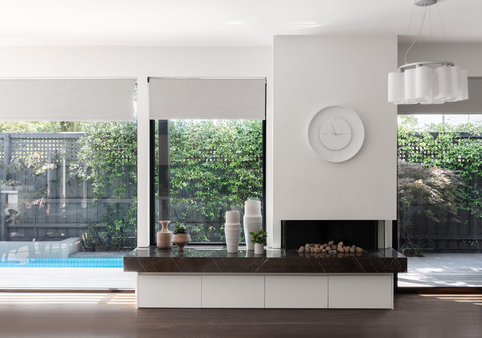 Blockout roller blind in a Regent Street Melbourne home