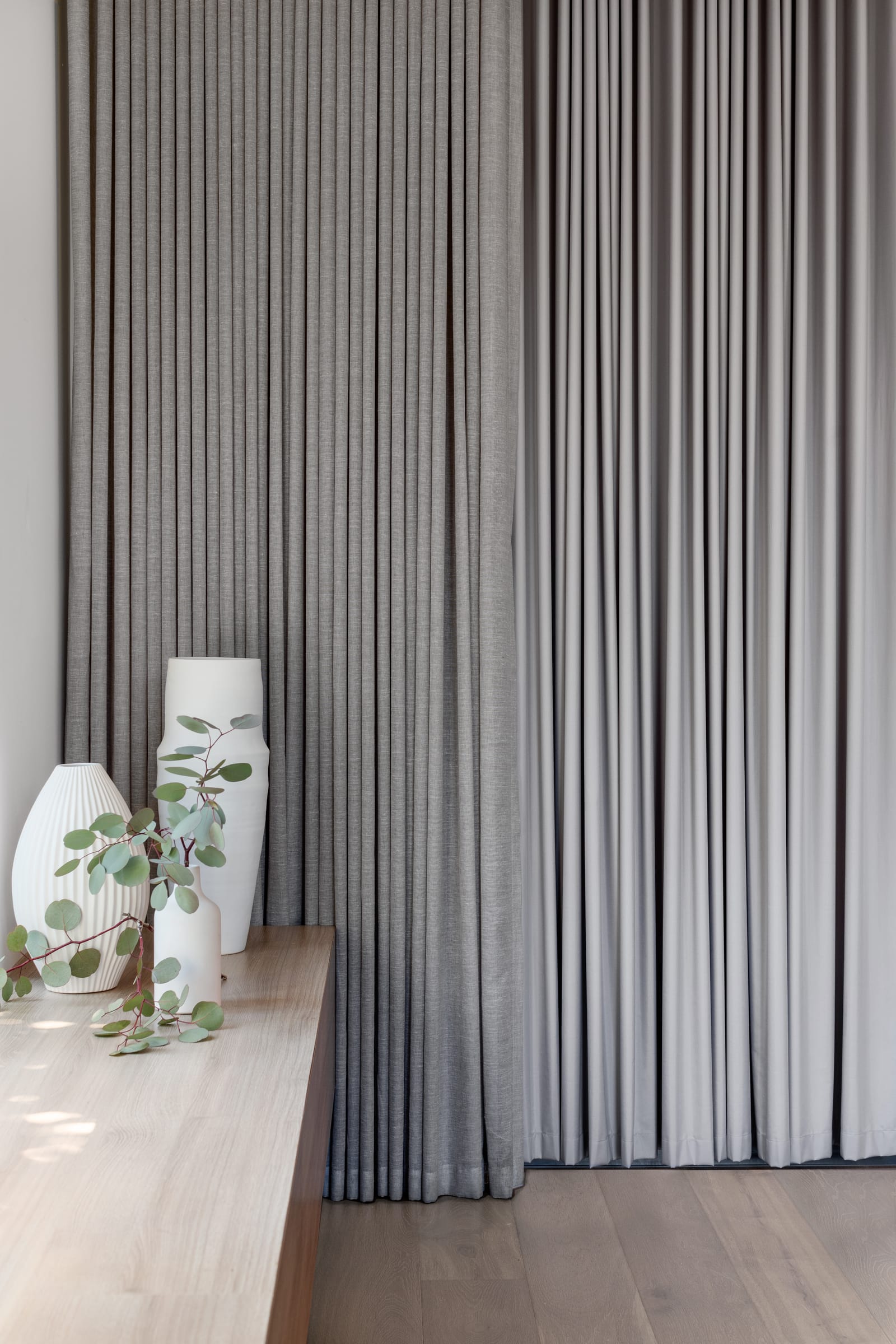 Same St Kilda East residence with curtains open showing the window