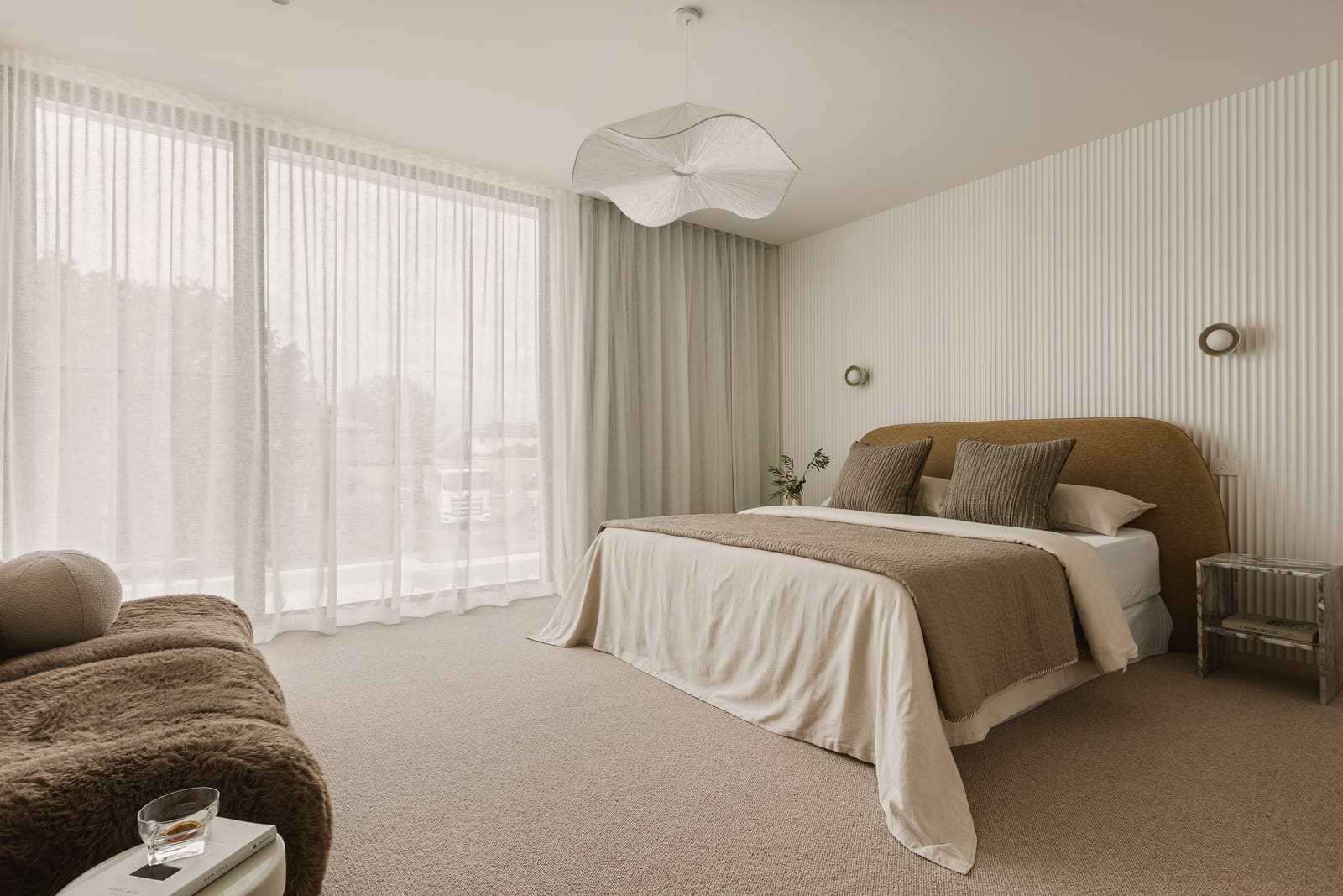 Blockout curtains in a Telford Melbourne home reducing heat loss