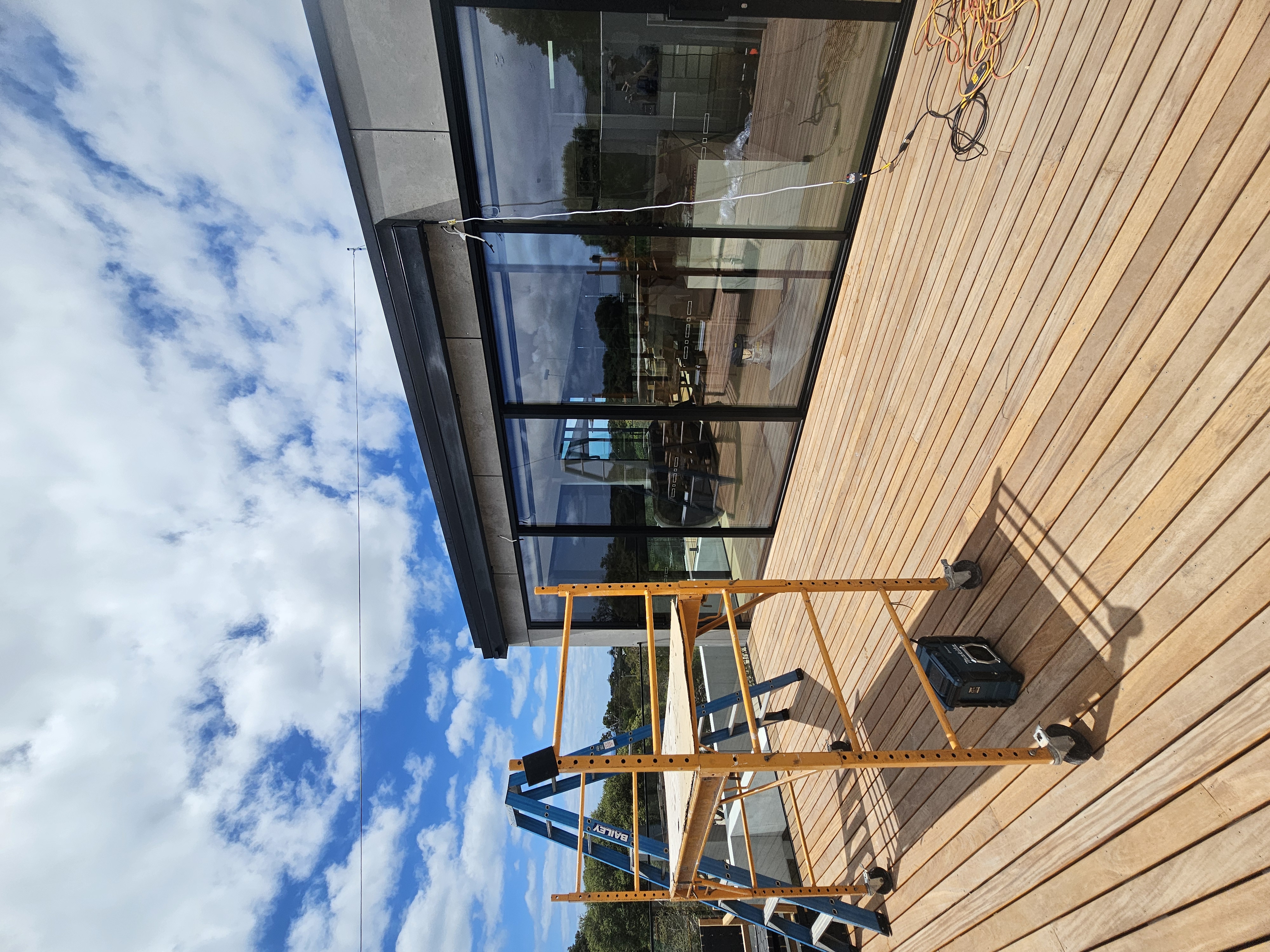 Premium folding arm awning showing quality arm and cassette construction