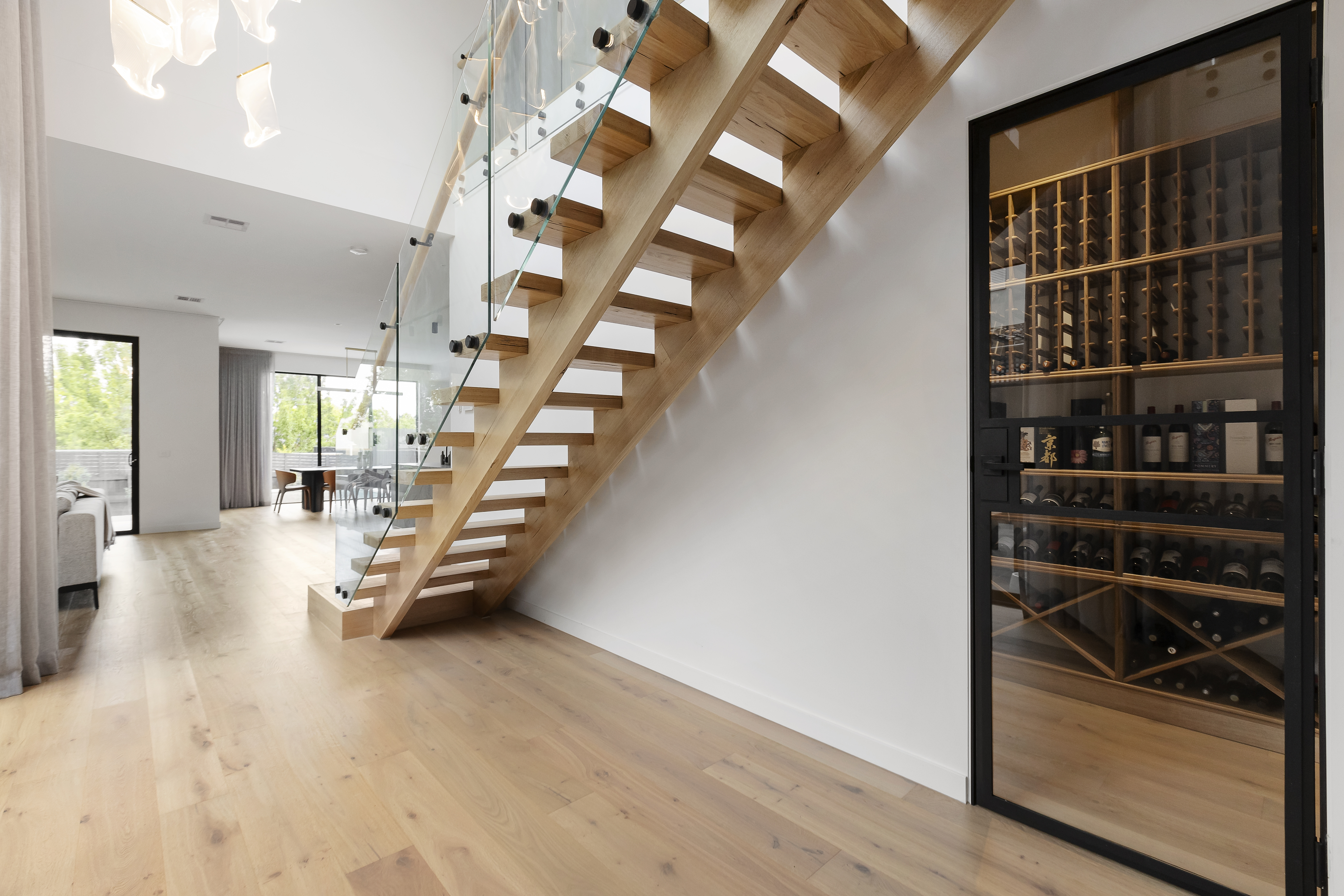 Glen Iris — void interior with layered window furnishings